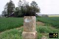 Rothschönberger Stollen im Bergbau Revier Freiberg, Erzgebirge, Sachsen, (D) (80) 05. Mai 2005 Meridjan-Stein am Lichtloch VI.jpg